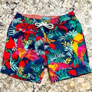 Bonobos Hawaiian / Floral Swim Shorts